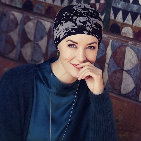 Karma turban w/headband - printed