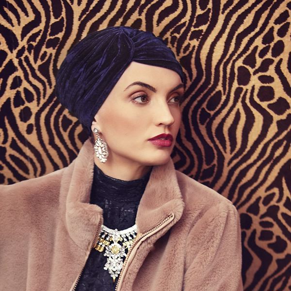 PEARL - BOHO TURBAN - VELVET