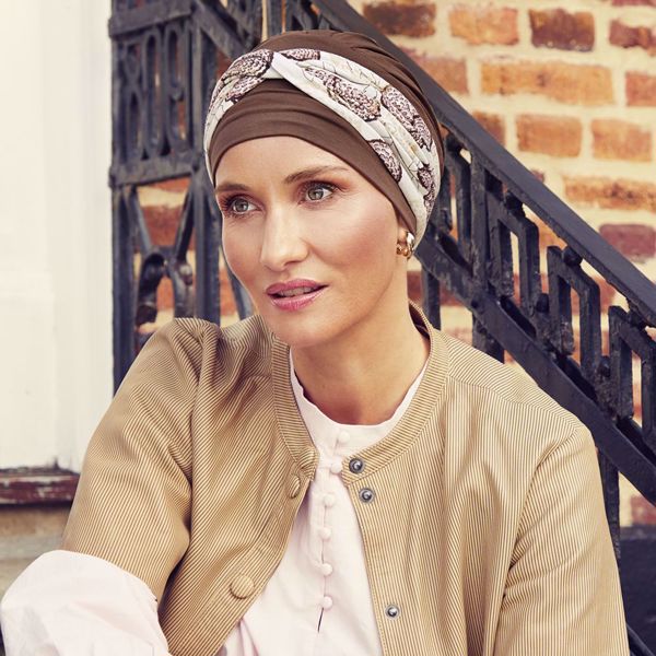 Billede af SHAKTI TURBAN, W/PRINTED HEADBAND,