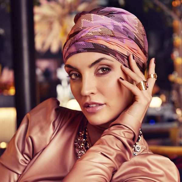 SAPPHIRE, BOHO TURBAN, PRINTED, BOHEMIAN VIBES