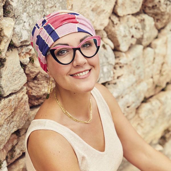 Amia Turban - Printed Linen