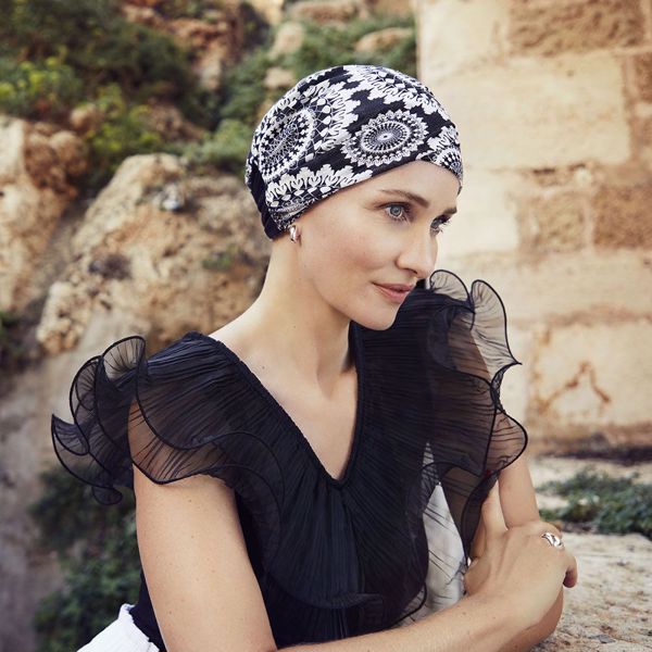 Amia Turban - Printed Linen