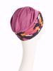 Billede af Shakti turban - w/printed headband, Rose w/Joyful Autumn