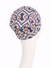 Billede af Yoga turban - printed, Endless Shapes Of Blue