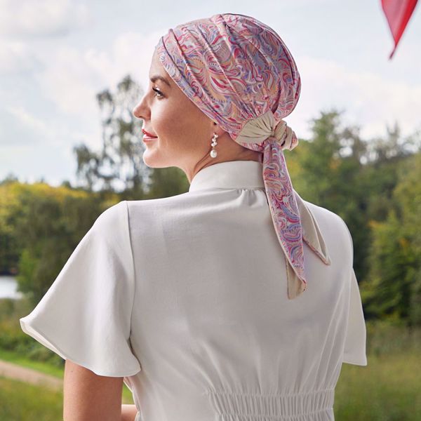 Beatrice Turban With Ribbons, ENERGETIC FLOWERS