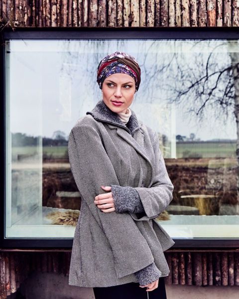 HocNoya Turban - Printed - Tie Dye Dusk