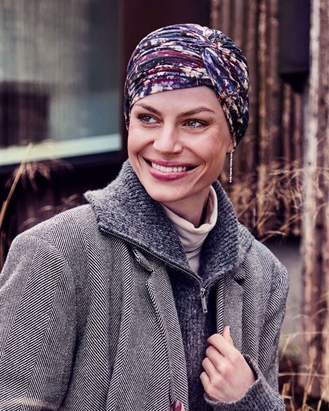 HocJoyo Turban - Printed - Tie Dye Dusk