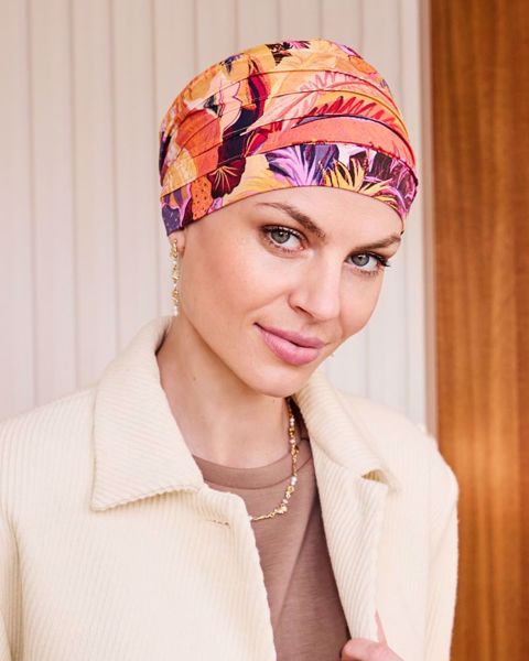 HocYoga Turban - Printed - Firework Autumn