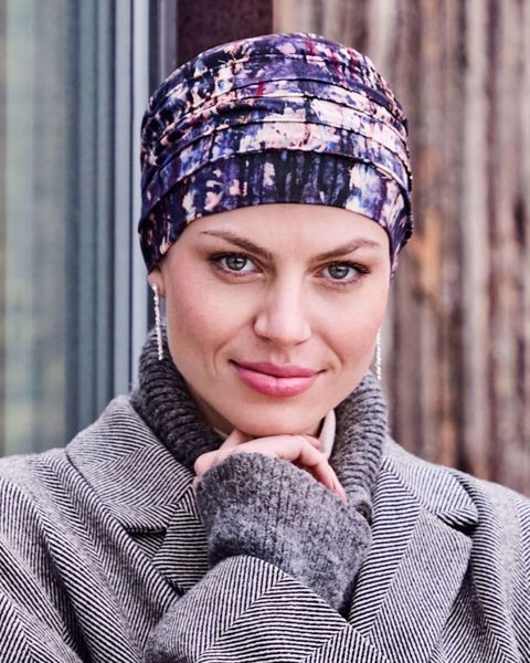 HocYoga Turban - Printed - Tie Dye Dusk