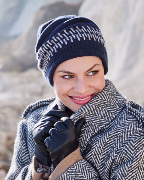 HocAira Hat - Knitted - Ink Blue