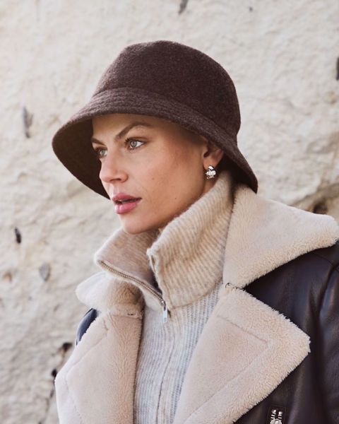 HocAurelia Hat - Wolly Brown