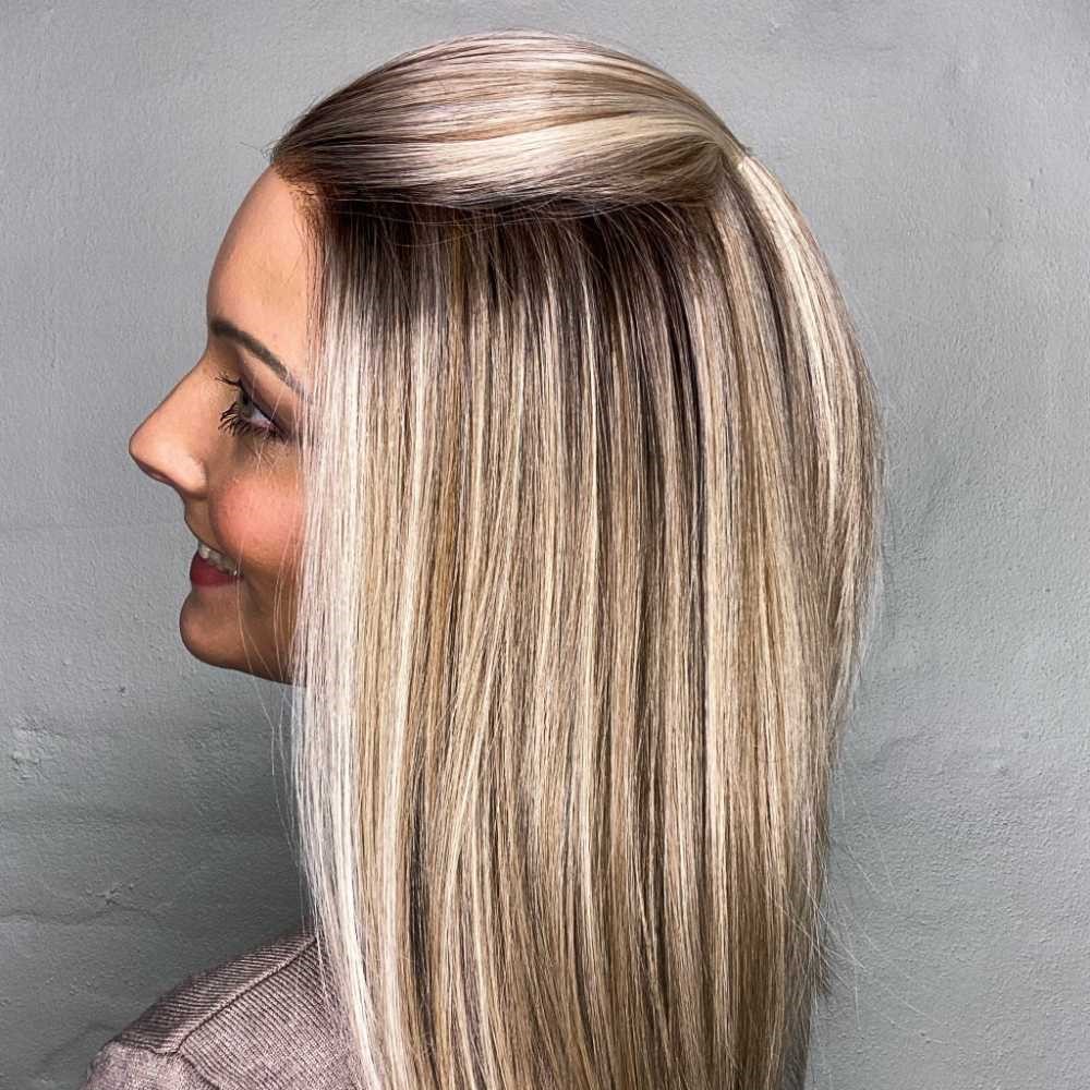 opsætning med lacefront paryk
